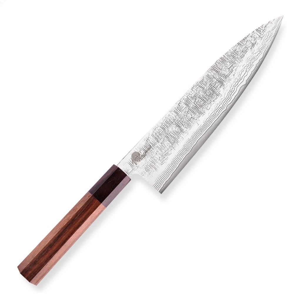 foto Kuchy�sk� n�� Chef/Gyuto 210 mm Dellinger� Forged Brown Scar
